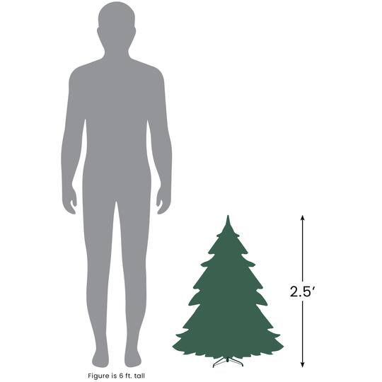 Northlight 30" Unlit Berries Twig Artificial Christmas Tree